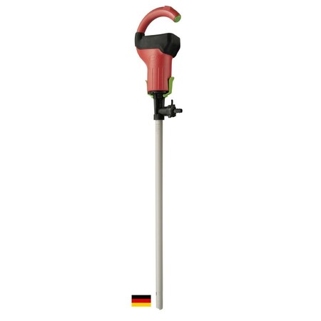 Flux Drum Pump, Polypropylene, 39" Long, Battery Operated Motor, 100 Watts Power 24-ZORO0055